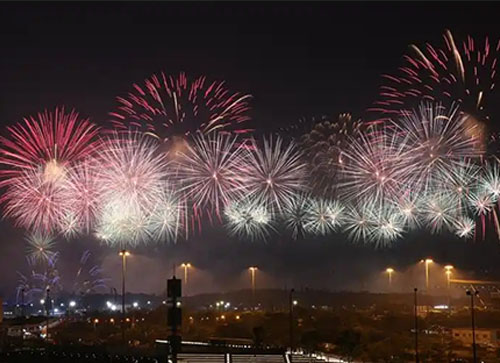 留坝县焰火晚会